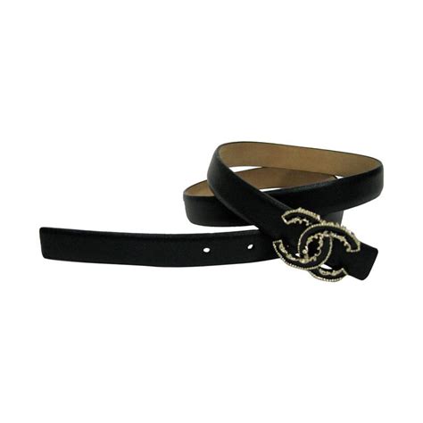 chanel black logo belt|chanel logo belt sale.